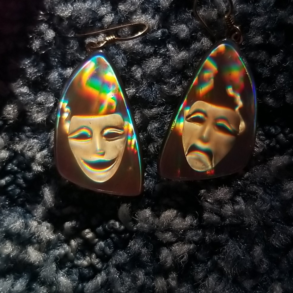 Hologram earrings